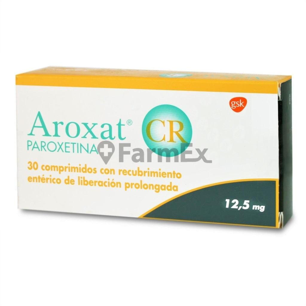 Aroxat CR Paroxetina 12,5 mg x 30 comprimidos susc-1 de 2 meses Farmex-Suscripciones-Persistente